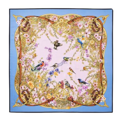 Aspinal Of London Silk Edwardian Garden Scarf - Image 1