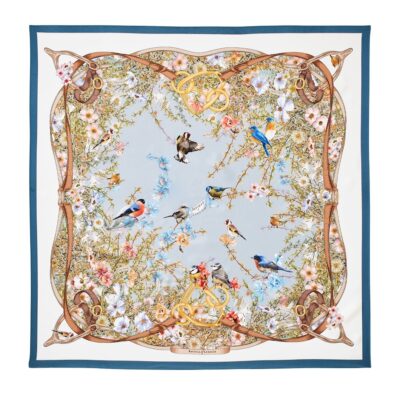 Aspinal Of London Silk Edwardian Garden Scarf - Image 1