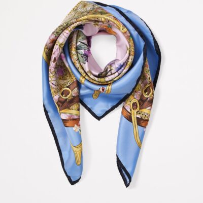 Aspinal Of London Silk Edwardian Garden Scarf - Image 2