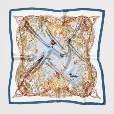 Aspinal Of London Silk Edwardian Garden Scarf - Image 2