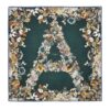Aspinal Of London Silk Floral Monogram Scarf - Image 1