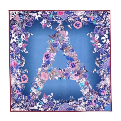 Aspinal Of London Silk Floral Scarf - Image 1