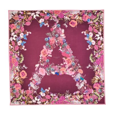 Aspinal Of London Silk Floral Scarf - Image 1
