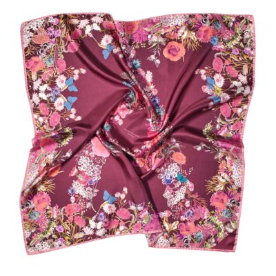 Aspinal Of London Silk Floral Scarf - Image 2