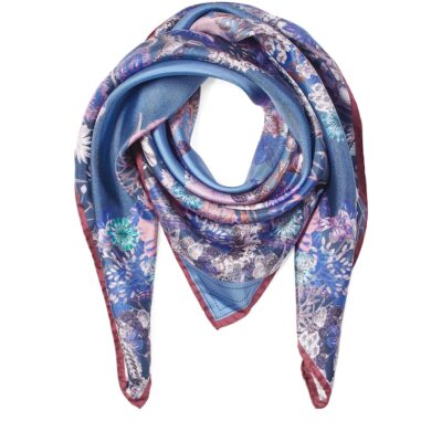 Aspinal Of London Silk Floral Scarf - Image 3