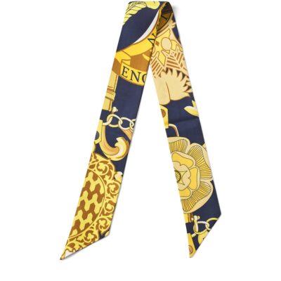 Aspinal Of London Silk Shield Skinny Scarf - Image 1