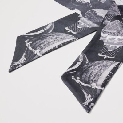 Aspinal Of London Silk Shield Skinny Scarf - Image 2