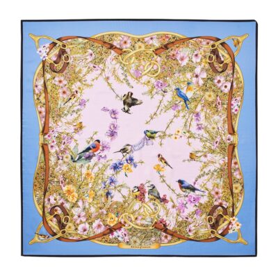 Aspinal Of London Silk Shield Skinny Scarf - Image 3
