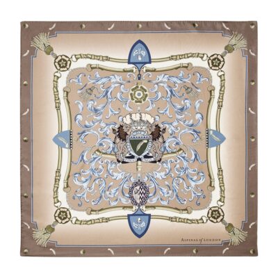 Aspinal Of London Silk Signature Printed Scarf - Image 1