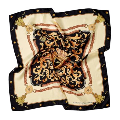 Aspinal Of London Silk Signature Scarf - Image 2