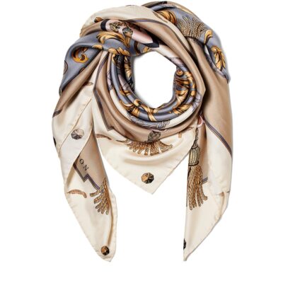 Aspinal Of London Silk Signature Scarf - Image 2