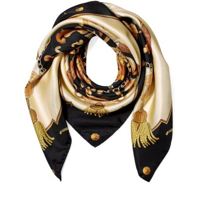 Aspinal Of London Silk Signature Scarf - Image 3