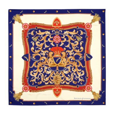 Aspinal Of London Silk Signature Printed Scarf - Image 4