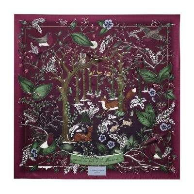 Aspinal Of London Silk Woodland Scarf - Image 1