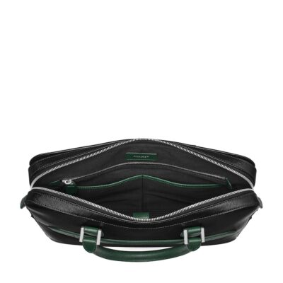 Aspinal Of London Slim Leather Shield Briefcase - Image 5