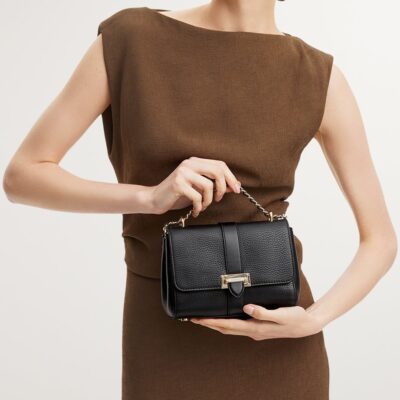 Aspinal Of London Small Leather Lottie Cross-Body Bag - Image 2