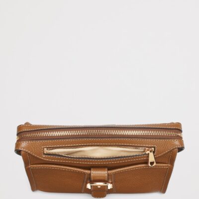 Aspinal Of London Small Leather Bella Cross-Body Satchel - Image 4