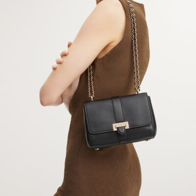 Aspinal Of London Small Leather Lottie Cross-Body Bag - Image 5