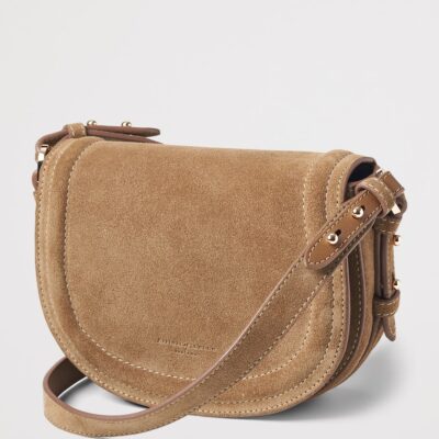 Aspinal Of London Suede Stella Cross-Body Satchel - Image 2
