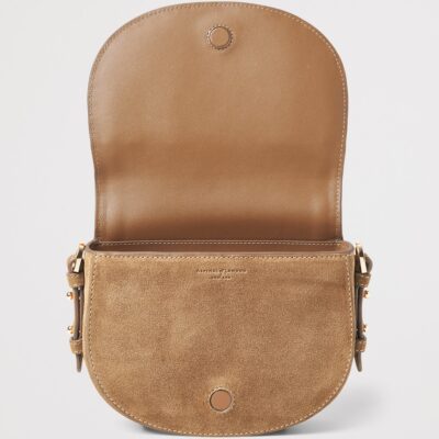 Aspinal Of London Suede Stella Cross-Body Satchel - Image 4