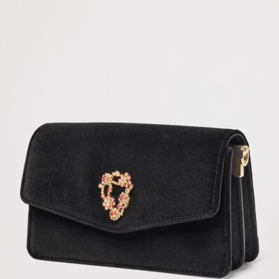 Aspinal Of London Velvet Eliza Clutch Bag - Image 5