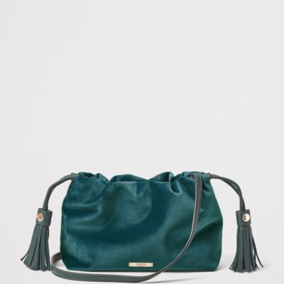 Aspinal Of London Velvet Freida Top-Handle Bag - Image 2