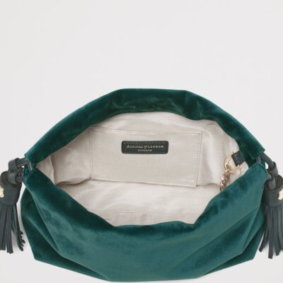 Aspinal Of London Velvet Freida Top-Handle Bag - Image 5
