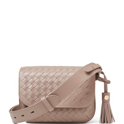 Aspinal Of London Woven Leather Ella Cross-Body Bag - Image 1