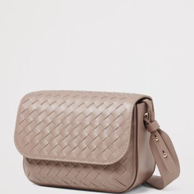 Aspinal Of London Woven Leather Ella Cross-Body Bag - Image 2