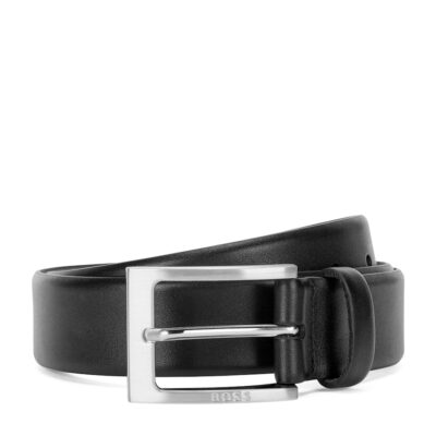 BOSS Leather Logo Belt - Image 1