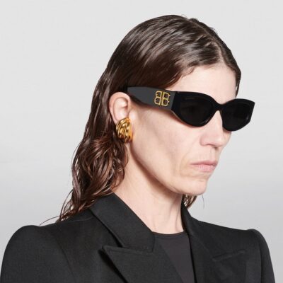 Balenciaga Bossy Round Sunglasses - Image 5