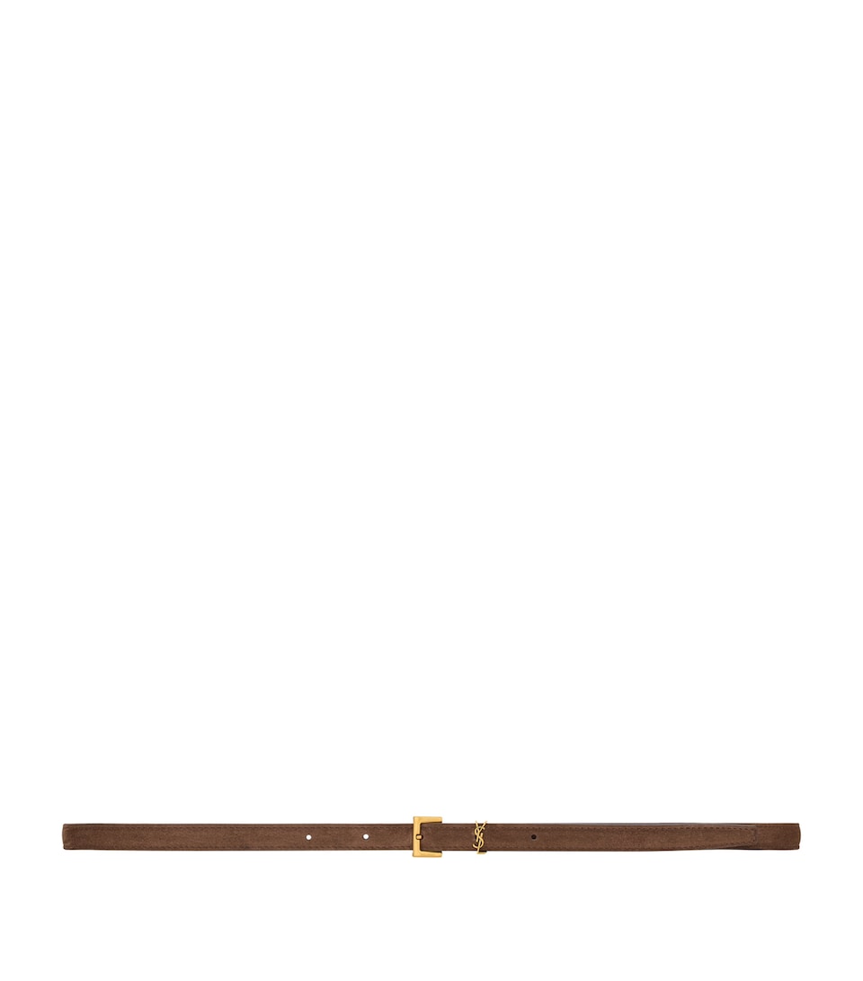 Balenciaga Calfskin Logo Belt - Image 4