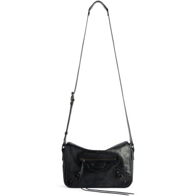 Balenciaga Crinkled Calfskin Le City Messenger Bag - Image 1