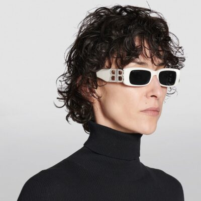 Balenciaga Dynasty Rectangle Sunglasses - Image 5
