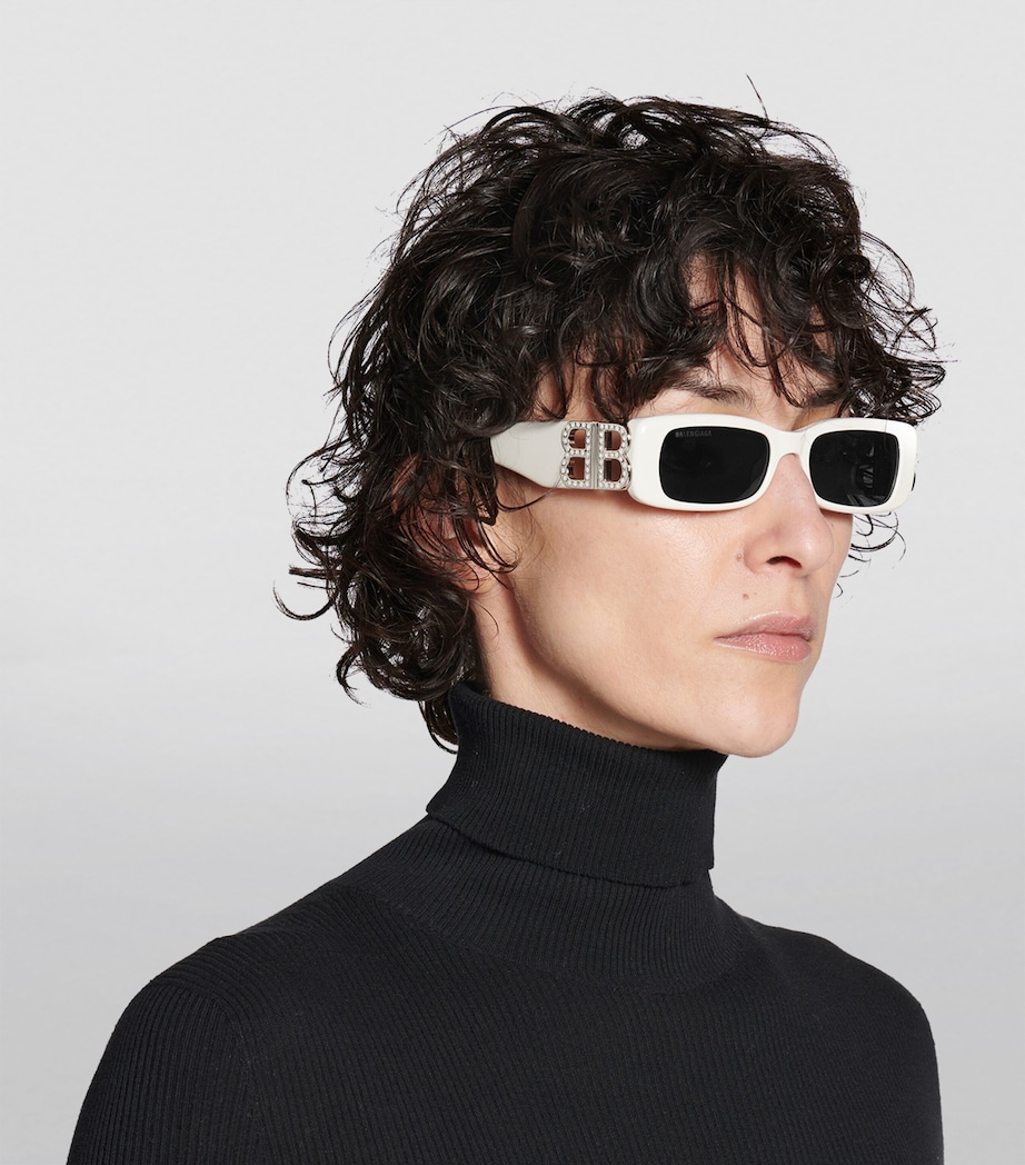 Balenciaga Dynasty Rectangle Sunglasses - Image 5