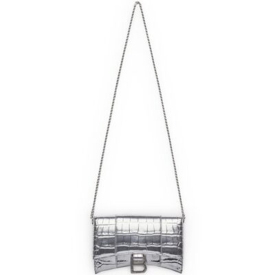 Balenciaga Hourglass Chain Wallet - Image 1