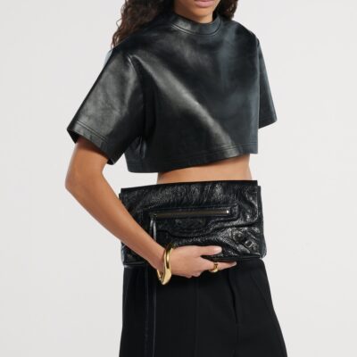 Balenciaga Lambskin Le City Clutch Bag - Image 2