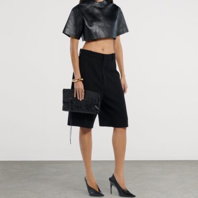 Balenciaga Lambskin Le City Clutch Bag - Image 5