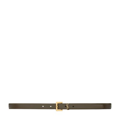 Balenciaga Leather BB Logo Belt - Image 1