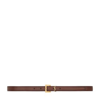 Balenciaga Leather BB Logo Belt - Image 2
