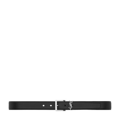 Balenciaga Leather Logo Belt - Image 1