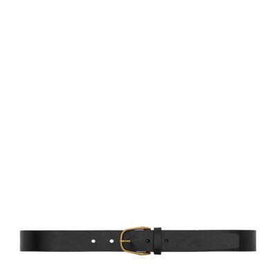Balenciaga Leather Logo Belt - Image 3