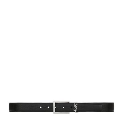 Balenciaga Leather Logo Belt - Image 5