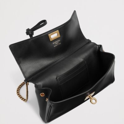 Balenciaga Leather Rodeo Chain Wallet - Image 5