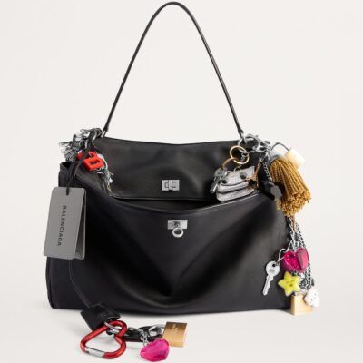 Balenciaga Leather Rodeo Shoulder Bag - Image 3