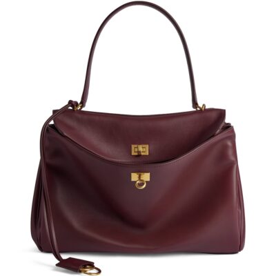 Balenciaga Leather Rodeo Top-Handle Bag - Image 1