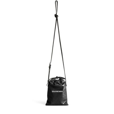 Balenciaga Leather Shopper Phone Holder - Image 1