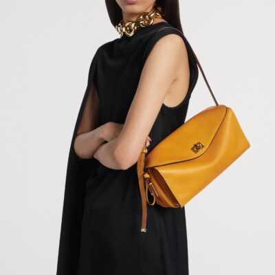 Balenciaga Medium Leather Le 7 Shoulder Bag - Image 4