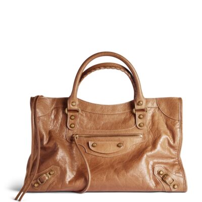 Balenciaga Medium Leather Le City Top-Handle Bag - Image 1