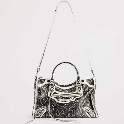 Balenciaga Medium Leather Le City Shoulder Bag - Image 2